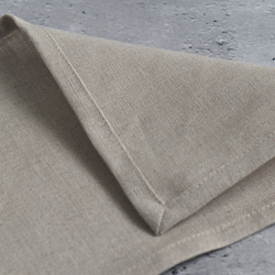 リネンのおやつマット/小さなランチョンマット/カフェマット 3枚目の画像