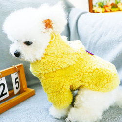 犬服 秋冬用 防寒 ルームウェア パジャマ フード付き キャラクター 着ぐるみ もこもこ フリース ch-928 9枚目の画像