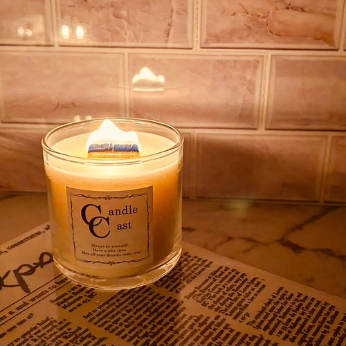 柱のキャンドル 未使用 ホワイト クリーミーな香り付き 【公式通販】