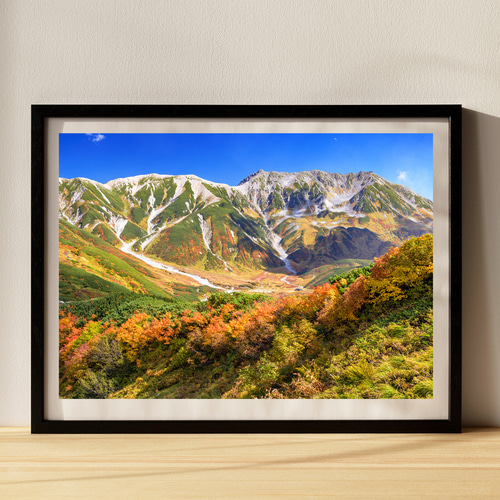 北アルプス 立山の紅葉 インテリアアートポスター IVYL-095 山岳 北アルプス 立山の紅葉 インテリアアートポスター IVYL-095 山岳