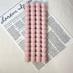 椀形テーパーキャンドル・くすみピンク（４本セット）ソイキャンドル 2枚目の画像