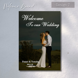 【期間限定最安値】 ウェルカムボード / 結婚式 / design3(パネルまたはポスター） 5枚目の画像