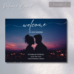 【期間限定最安値】 ウェルカムボード / 結婚式 / design8(パネルまたはポスター） 2枚目の画像