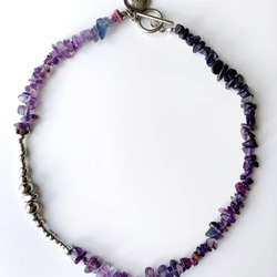 紫　天然石　天然石ネックレス　レディースネックレス 19枚目の画像