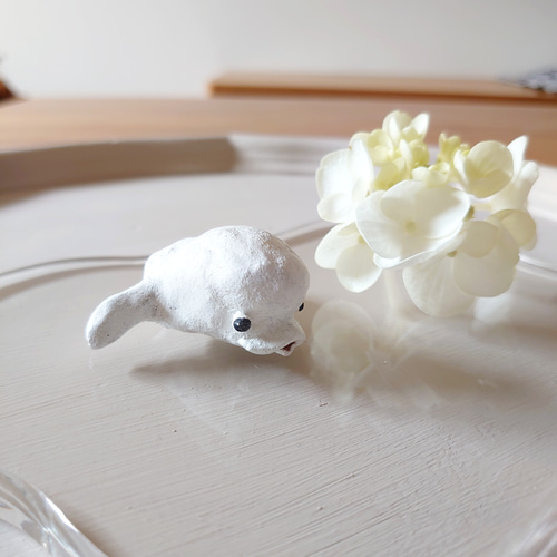 シロイルカのおきもの その他置物 tsumikusa works 通販 17409604