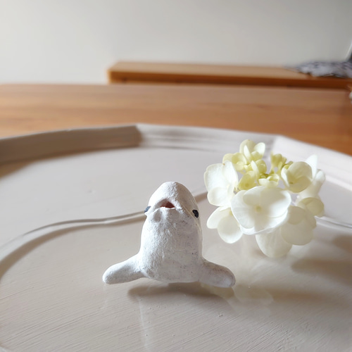 シロイルカのおきもの その他置物 tsumikusa works 通販 17409604