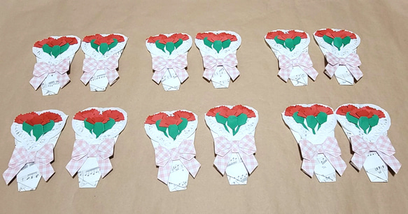 【ゆかり様 専用】 折り紙 カーネーション 母の日 花束 3枚目の画像