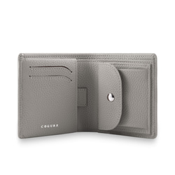 二つ折り財布 シュリンクカーフレザー COPM07 1枚目の画像