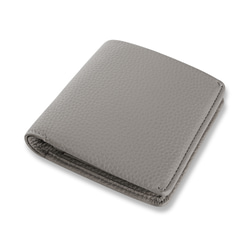 二つ折り財布 シュリンクカーフレザー COPM07 2枚目の画像