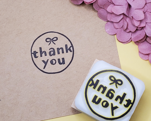 消しゴムはんこNo.168  ハリネズミ thank you 消しゴムはんこNo.168 ハリネズミ thank you