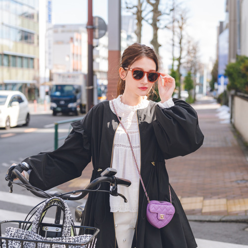 50％OFF】2WAYフリルブルゾン（ホワイト） ジャケット make_ai 通販