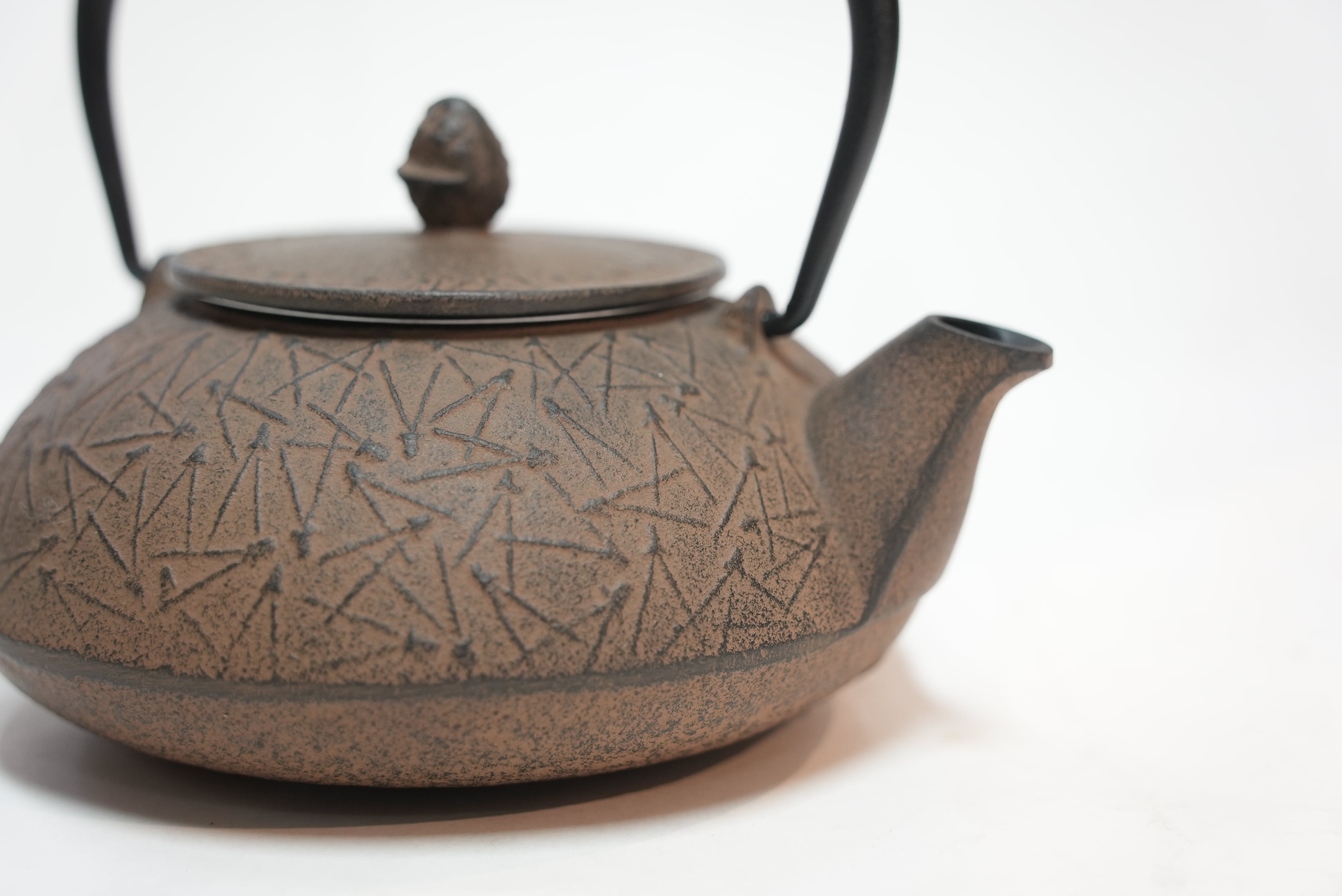 南部鉄器　鉄瓶　松葉　ひさご　0.5L