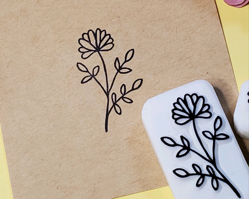 消しゴムはんこ　お花のリース　在庫確認お願いします 消しゴムはんこ お花のリース 在庫確認お願いします 消しゴムはんこ