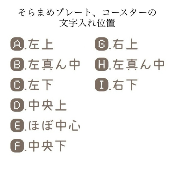 イニシャル1文字焼き入れ追加ご注文用フォーム 6枚目の画像