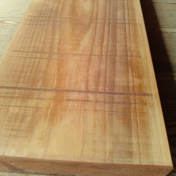 【木製看板製作】 檜 39cm×17cm 厚み3.7cm / 一枚板看板 10枚目の画像