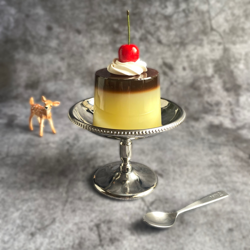 食品サンプル 昭和レトロ 純喫茶のプリン オブジェ リアルサイズ