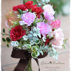 【Creema限定！早割価格】母の日ギフト・カーネーション・スイートピー・バラの花束 8枚目の画像
