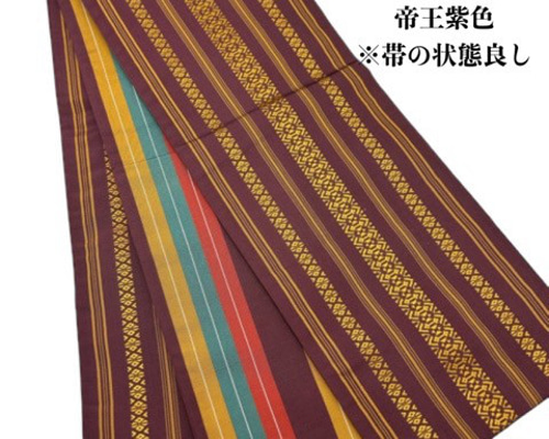 正絹博多織　半幅帯 20 2092半幅帯 正絹 本場筑前博多織 半幅帯単品売り 和装小物（帯