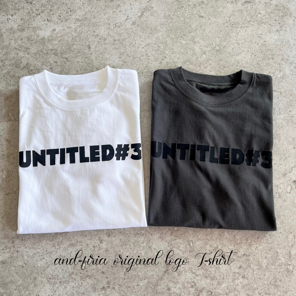 人気No.1♪シンプルで使いやすい♪大人のロゴTシャツ「untitled♯3」 14枚目の画像