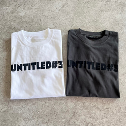 人気No.1♪シンプルで使いやすい♪大人のロゴTシャツ「untitled♯3」 1枚目の画像