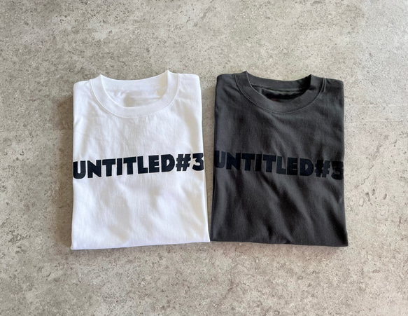 人気No.1♪シンプルで使いやすい♪大人のロゴTシャツ「untitled♯3」 1枚目の画像