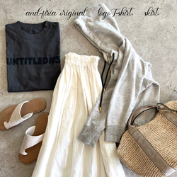 人気No.1♪シンプルで使いやすい♪大人のロゴTシャツ「untitled♯3」 9枚目の画像