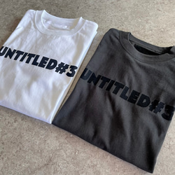 人気No.1♪シンプルで使いやすい♪大人のロゴTシャツ「untitled♯3」 5枚目の画像