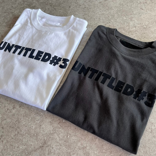 人気No.1♪シンプルで使いやすい♪大人のロゴTシャツ「untitled♯3」 T