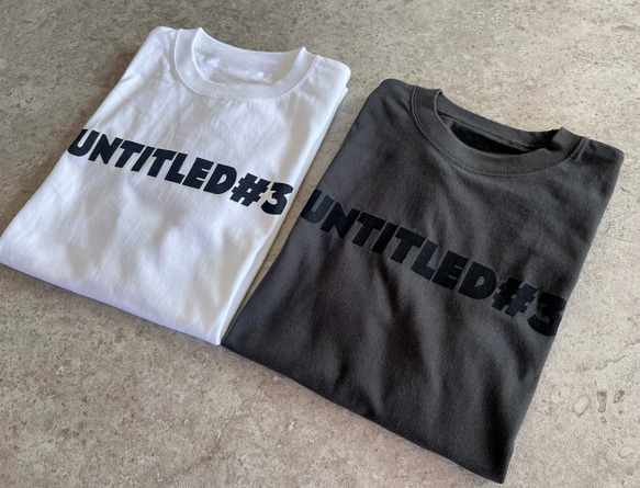 人気No.1♪シンプルで使いやすい♪大人のロゴTシャツ「untitled♯3」 5枚目の画像