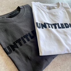 人気No.1♪シンプルで使いやすい♪大人のロゴTシャツ「untitled♯3」 2枚目の画像