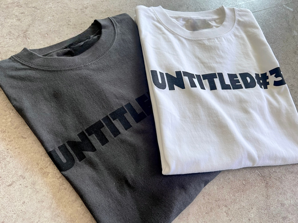 人気No.1♪シンプルで使いやすい♪大人のロゴTシャツ「untitled♯3」 2枚目の画像
