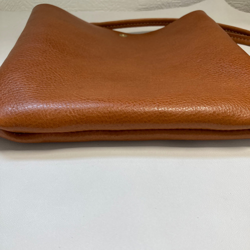 受注生産》【本革】レザーサコッシュ オイルシュリンクヌメ革