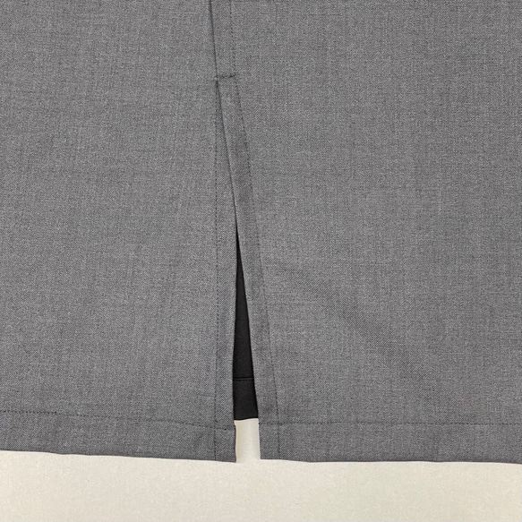 SALE 異素材切り替え レイヤード風 ワンピース レディース ロングワンピ 七分袖 ジャンパースカート ベルポニー 11枚目の画像