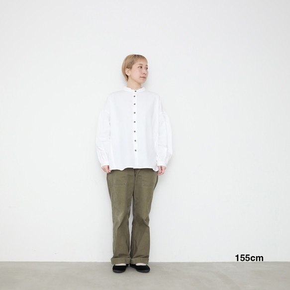 Eonni shirts / deep navy 7枚目の画像