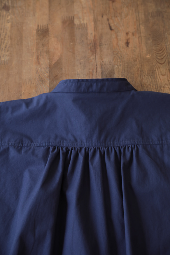 Eonni shirts / deep navy 11枚目の画像