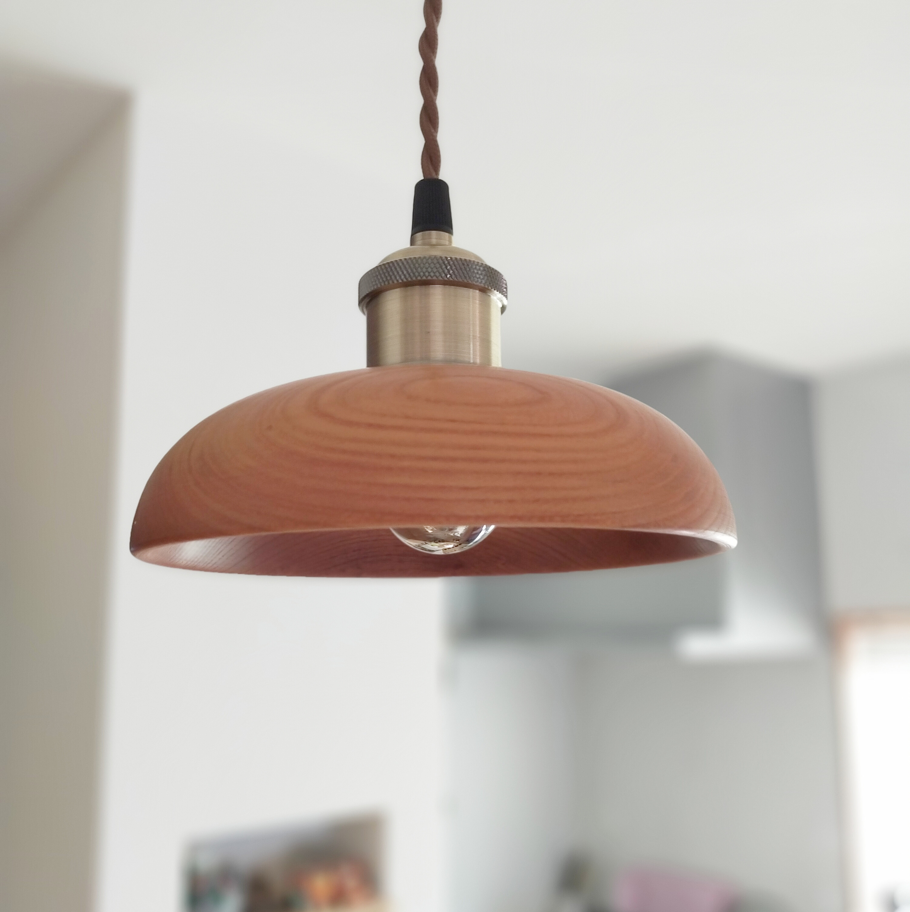 欅のペンダントライト、シェード/style-D #0087 シーリング