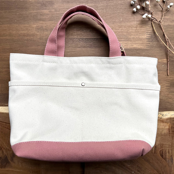 ハンドメイド、トートバック、帆布、ワイドベルト、ラウンドM&S ハンドメイド、トートバック、倉敷帆布、ベルト、ラウンドトート