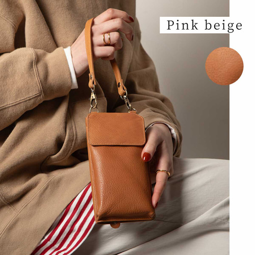 スマホショルダー 本革 財布 スマホポーチ Lilina サコッシュ