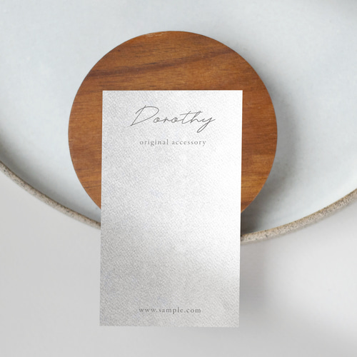 S-134～139☆名刺ネイルチップ台紙／アクセサリー台紙／ショップカード