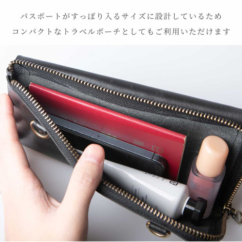 【本革】スマホショルダーバッグ レザーポーチ ウォレット お財布 ハンドメイド 楽天市場】【4h限定20%off】スマホポーチ 本革 レディース お財布