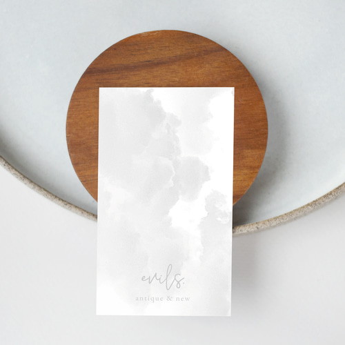 ショップカード アクセサリー台紙 サンキューカード 名刺 No.230 ショップカード アクセサリー台紙 サンキューカード 名刺 No.230