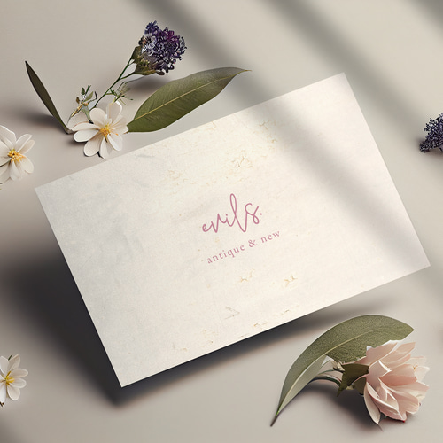 ショップカード／名刺／ネイルチップ台紙S-235　オーダー／アクセサリー台紙 ショップカード／名刺／ネイルチップ台紙S-235 オーダー／アクセサリー台紙