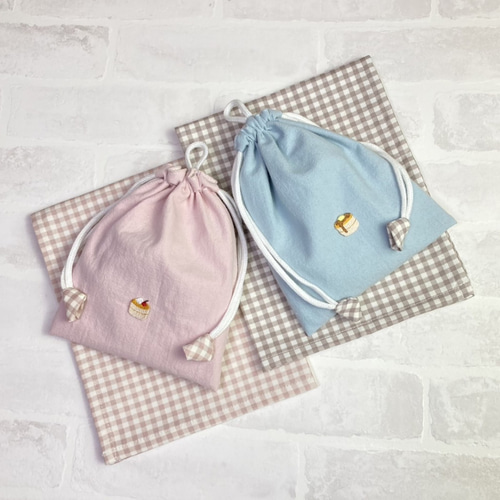 給食袋とランチョンマットの2点セット＊ランドセルのフックに掛け