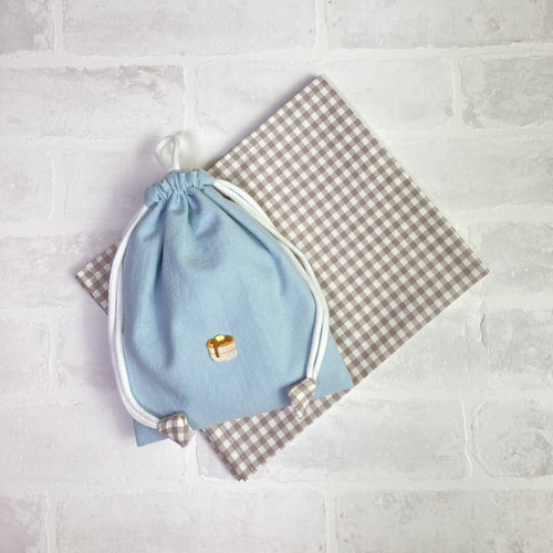 給食袋とランチョンマットの2点セット＊ランドセルのフックに掛け