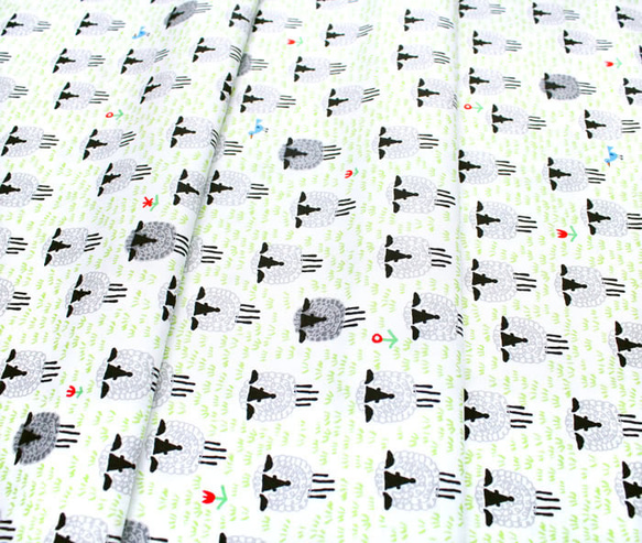 カットクロス Cloud9 Fabrics Ed Emberley Favorites 206367 Sheep 4枚目の画像