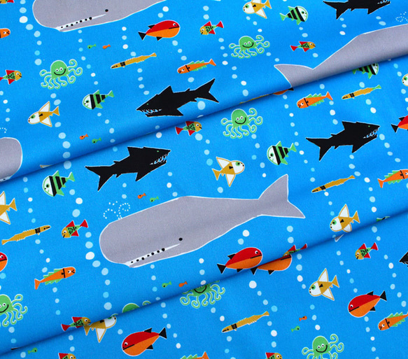 カットクロス Cloud9 Fabrics Ed Emberley Favorites 206356 Sea Life 5枚目の画像