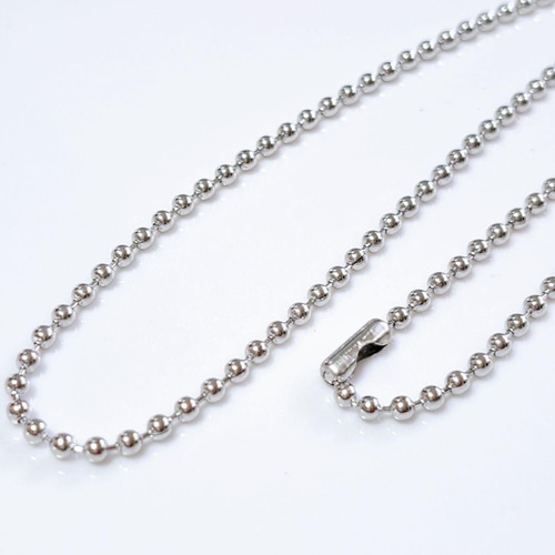 送料無料◇50cm/2.4mm サージカルステンレス ボールチェーンネックレス