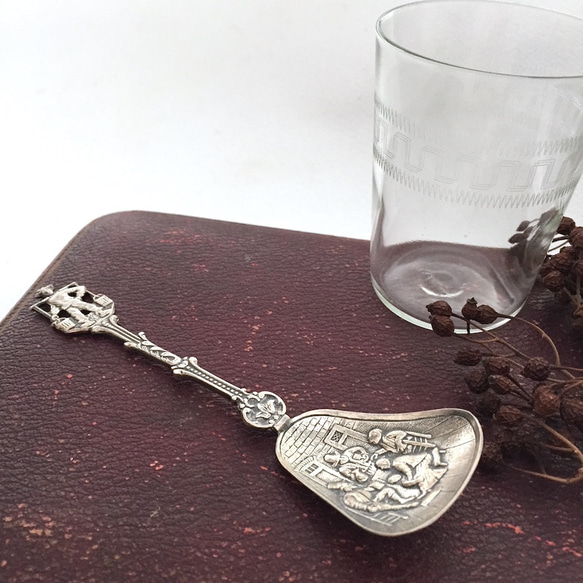 vintage spoon　装飾スプーン　お土産　souvenir　スーベニア　紋章スプーン 5枚目の画像