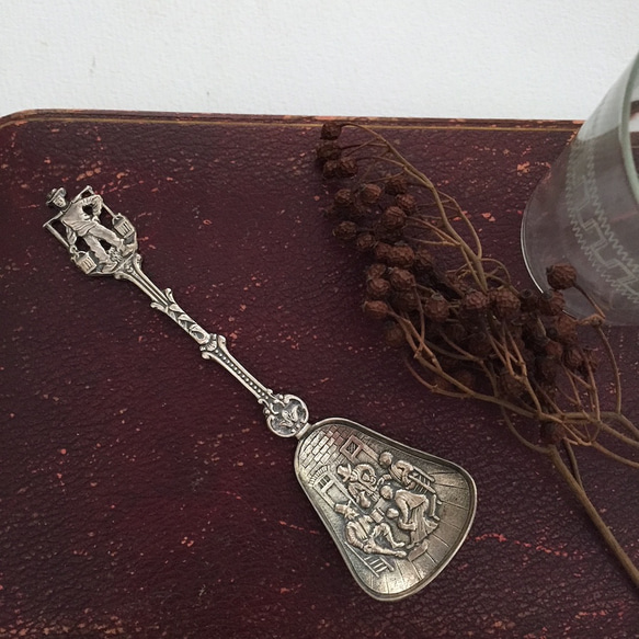 vintage spoon　装飾スプーン　お土産　souvenir　スーベニア　紋章スプーン 1枚目の画像