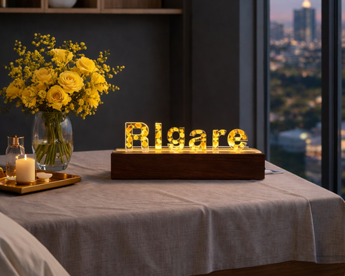 新品 ウェディング ギフト バラ 卓上スタン> 名入れ押し花ライト USB卓上ランプ レジン×ドライフラワー 誕生日 結婚